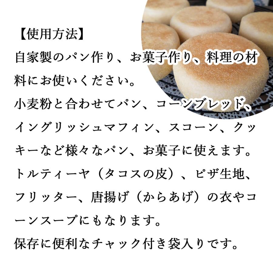 コーングリッツ 1kg×2個 乾燥 とうもろこし 粉 粉末 国内製造 無添加｜hl-labo｜04