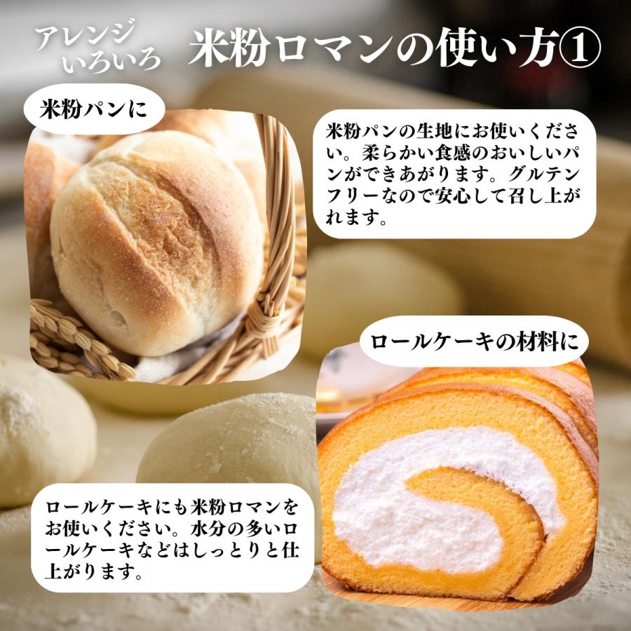 パン用米粉 1kg×2個 米粉 パン用 新潟県産 100% 米粉ロマン おすすめ｜hl-labo｜12