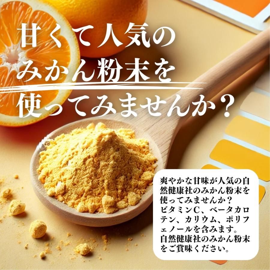 みかん粉末 1kg×2個 オレンジパウダー 柑橘 スムージー 材料_7