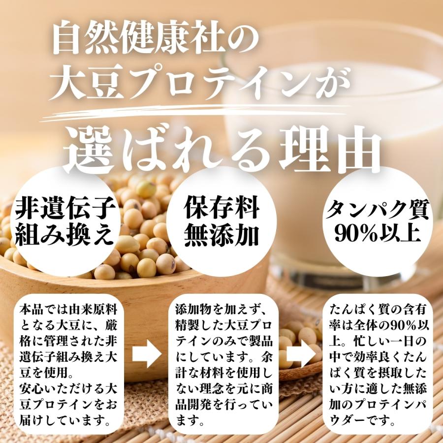 純正プロテイン 500g×4個 ソイ 大豆 プロテイン 無添加 女性 高齢者の画像