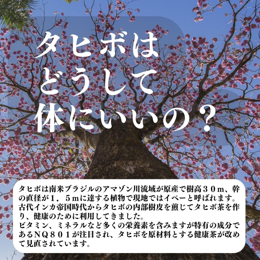 タヒボ茶 7g×32パック×5個 紫イペ茶 タヒボ ティーパック アベラネダエ種 | 自然健康社 | 02