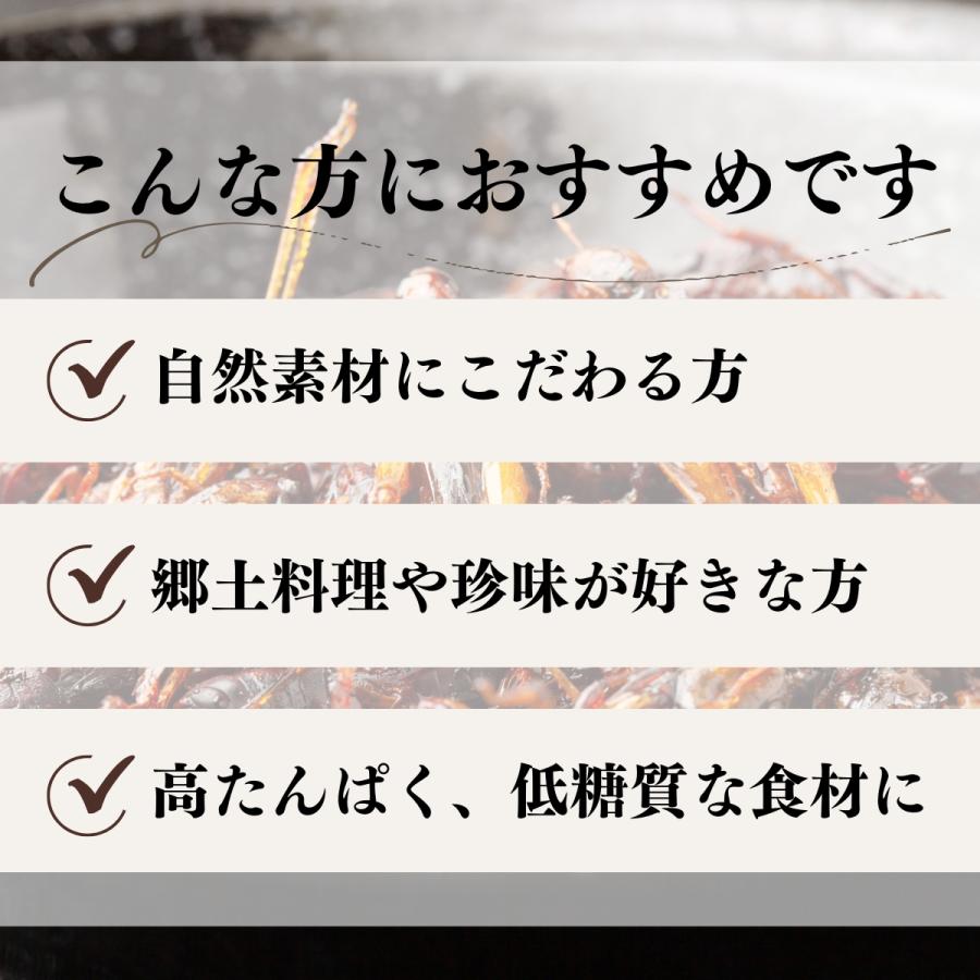イナゴの佃煮 500g×5個 いなご 甘露煮 珍味 昆虫食 小えび 食感 爆買 | 自然健康社 | 03