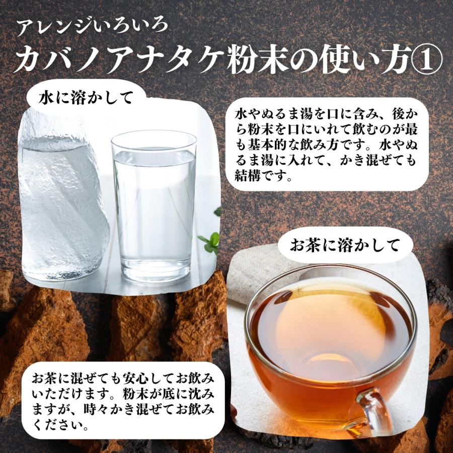 カバノアナタケ粉末 500g×5個 カバノアナタケ茶 チャーガ茶 チャガ茶