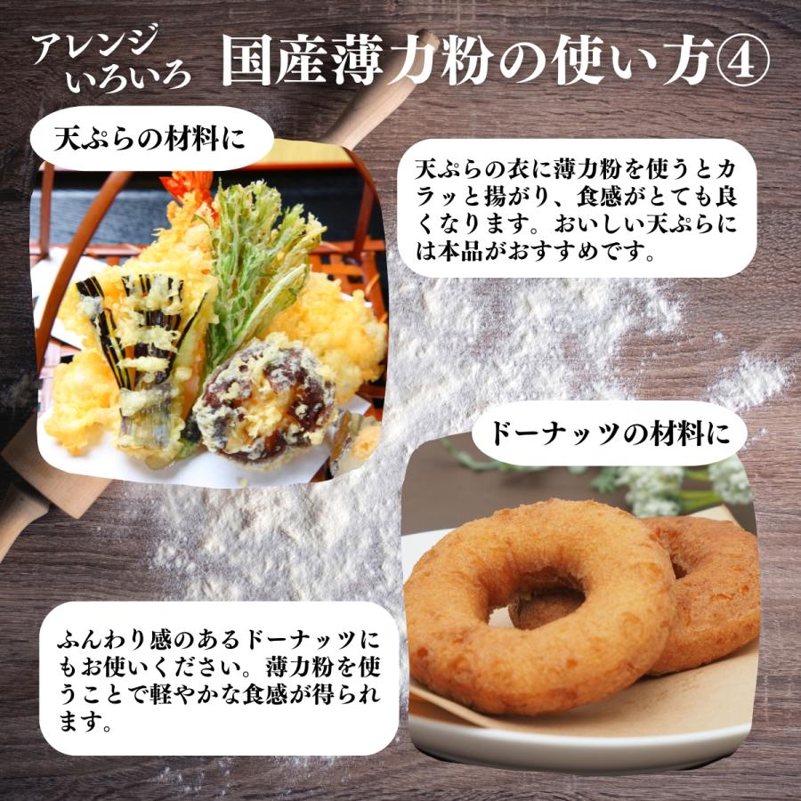 小麦粉 国産 1kg×5個 薄力粉 業務用 パン用 菓子用 北海道産 爆買 | 自然健康社 | 10