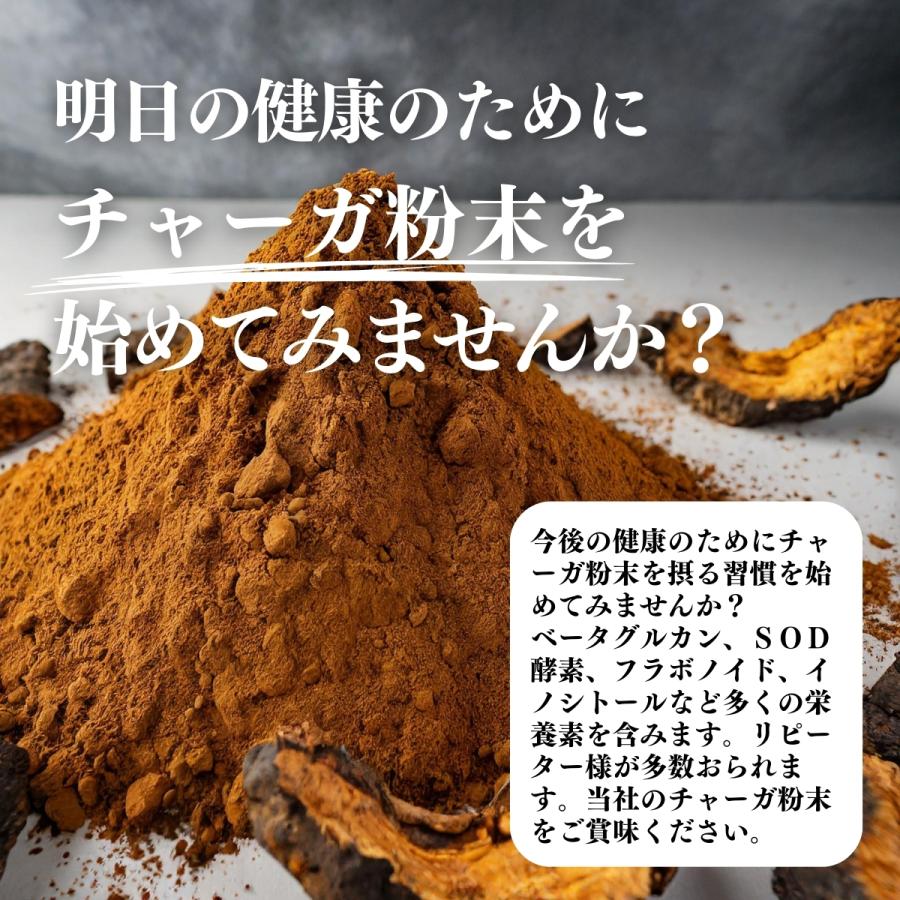 チャーガ粉末 500g×5個 チャーガ茶 パウダー サプリ チャガ茶 チャガティーの画像