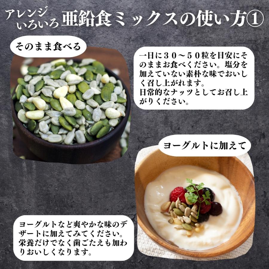 自然健康社 亜鉛食ミックス 360g(120g×3袋) ミックスナッツ 松の実