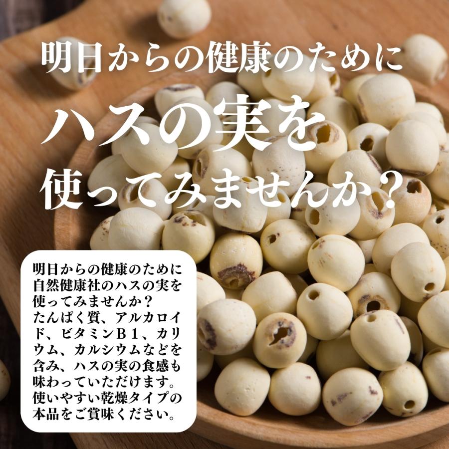 自然健康社 ハスの実 300g 蓮の実 はすの実 ドライ 無添加 餡に 無漂白