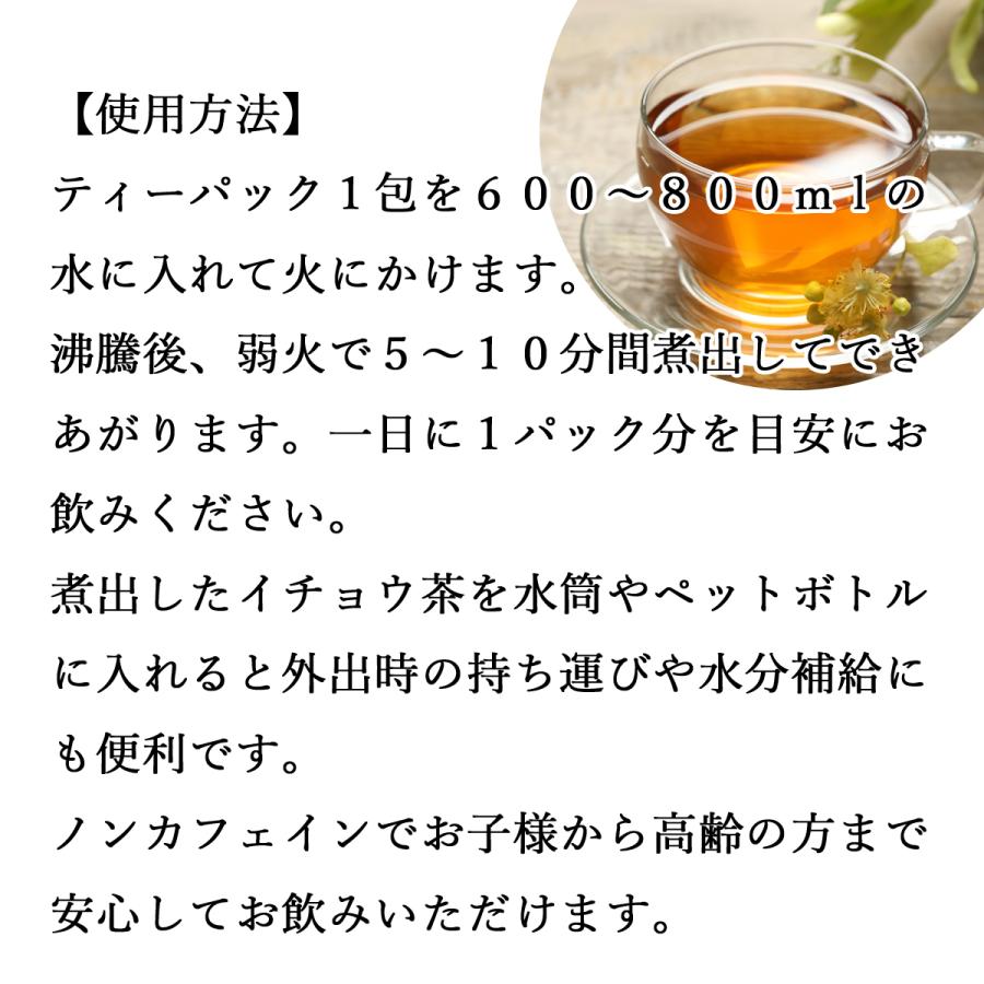 イチョウ葉茶 30パック いちょう葉茶 イチョウ茶 銀杏茶 送料無料｜hl-labo｜03