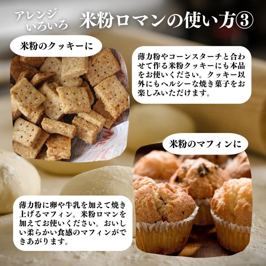 パン用米粉 1kg 米粉 パン用 新潟県産 100% 米粉ロマン おすすめ｜hl-labo｜14