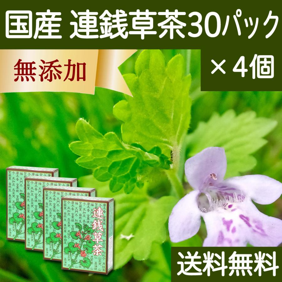 国産 連銭草茶30パック 4個 カキドオシ茶 カキドウシ茶 徳島県産 送料無料 Free F121 青汁 健康粉末の健康生活研究所 通販 Yahoo ショッピング