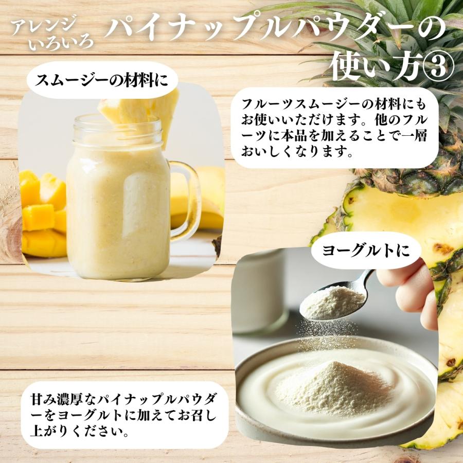 パイナップル パウダー 500g×4個 フルーツ パイン アップル 粉末_10