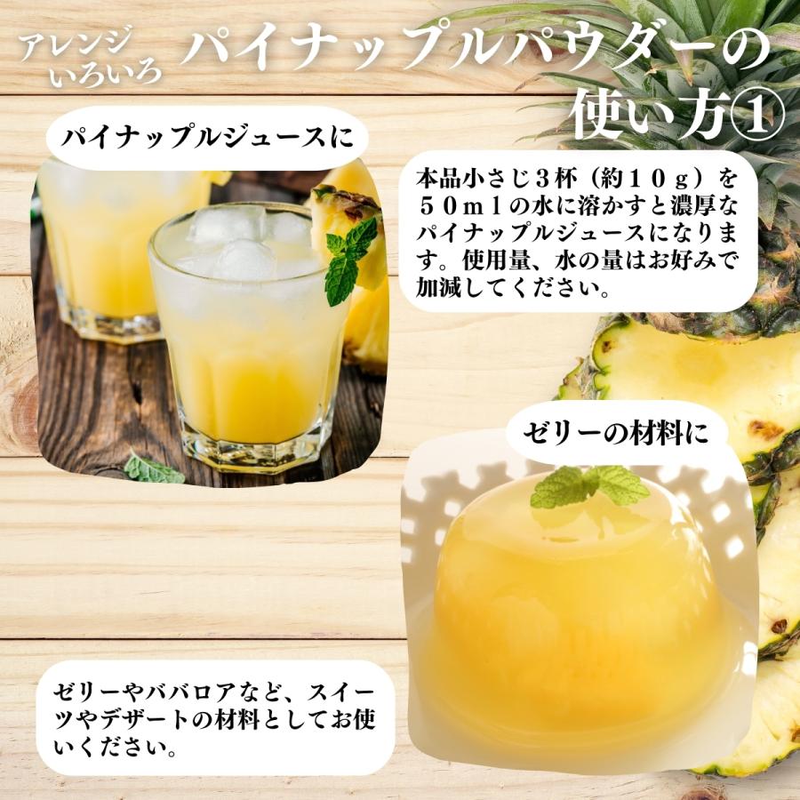 パイナップル パウダー 500g×4個 フルーツ パイン アップル 粉末_8