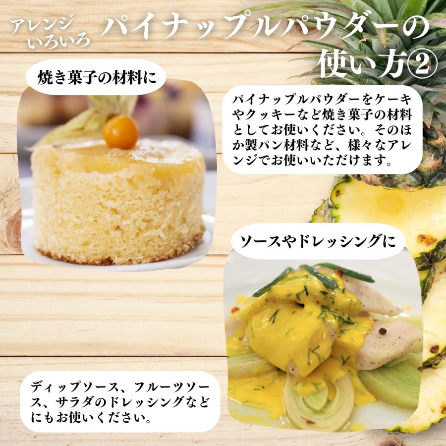 パイナップル パウダー 500g×4個 フルーツ パイン アップル 粉末_9