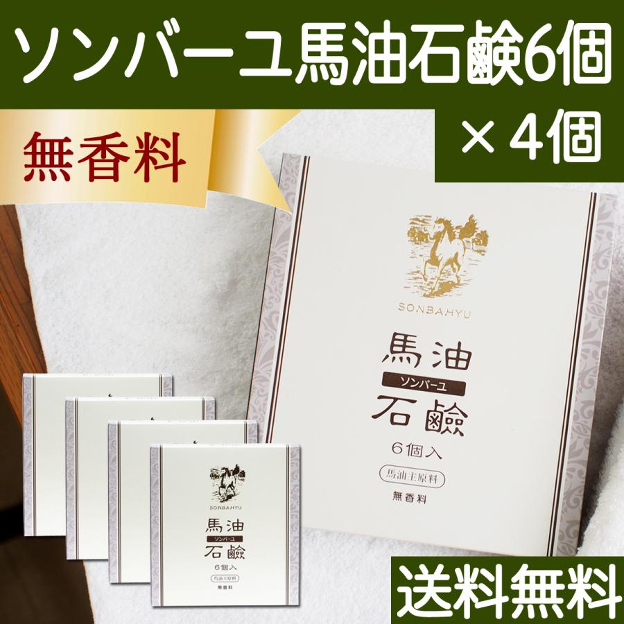 ソンバーユ馬油石鹸6個 4個 赤ちゃんでも使える 無香料 自然派ナチュラル石けん 固形ソープ 徳用 尊馬油 送料無料 Www Fakfakkab Go Id