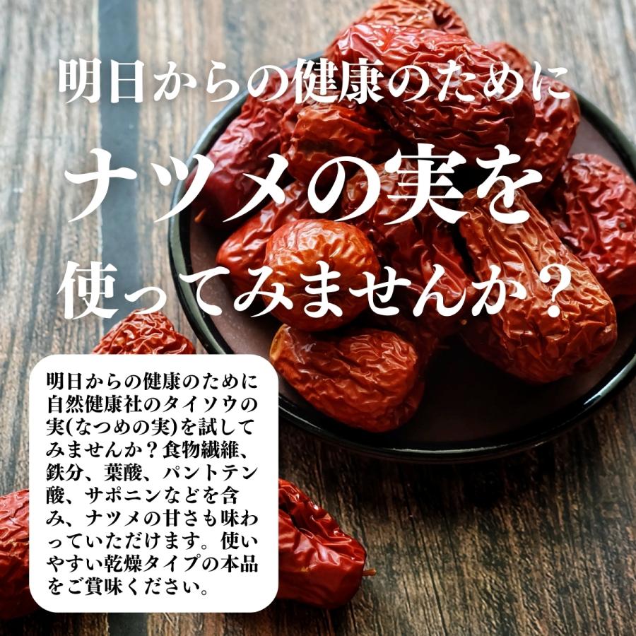 自然健康社 なつめ ナツメ タイソウの実 300g×5個 なつめの実 赤 紅