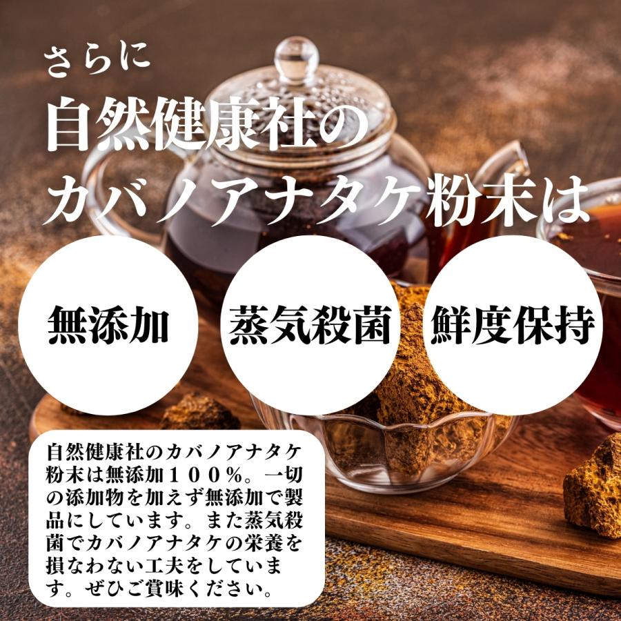 カバノアナタケ粉末 500g×5個 カバノアナタケ茶 チャーガ茶 チャガ茶の画像