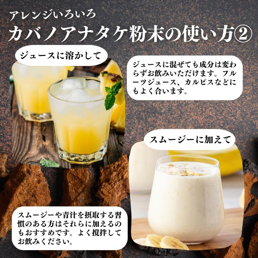 カバノアナタケ粉末 500g×5個 カバノアナタケ茶 チャーガ茶 チャガ茶の画像