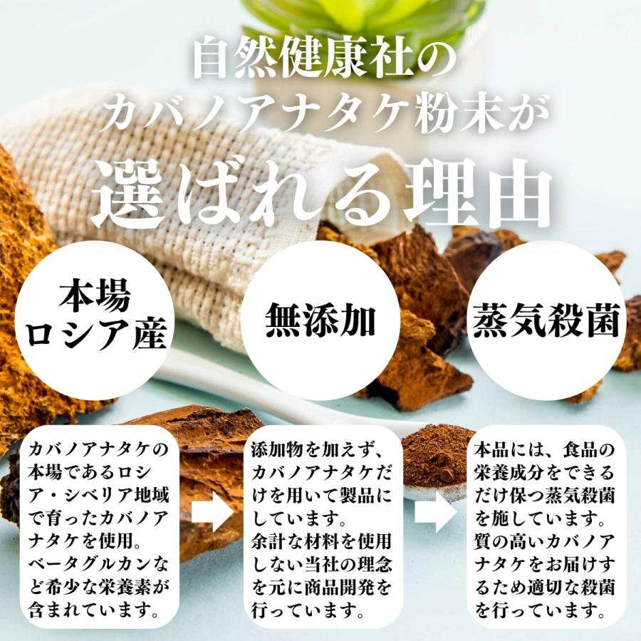 カバノアナタケ粉末 500g×5個 カバノアナタケ茶 チャーガ茶 チャガ茶の画像