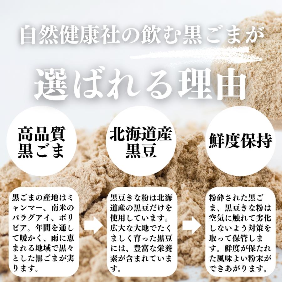 飲む黒ごま 16食×5個 黒ごま 黒豆 きな粉 きなこ ファスティング_2