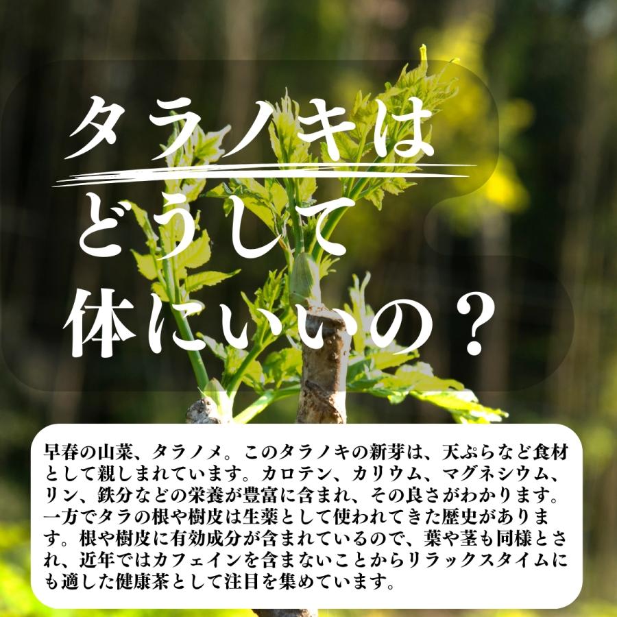 北海道産 天然 たらの木 乾燥 ５キロ タラノキ茶 30パック×5個 国産 たらのき茶 タラの木茶 ティーパック
