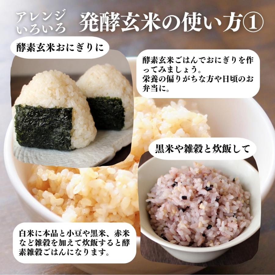 発酵玄米 1kg×3個 酵素玄米 寝かせ玄米 酵素ご飯 炊飯器で手軽に 送料無料｜hl-labo｜15