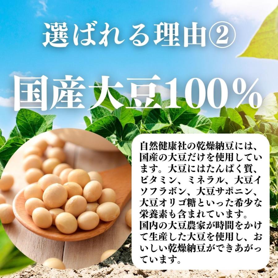 乾燥納豆 100g×10個 ドライ納豆 ひきわり納豆 無添加 犬 国産の画像