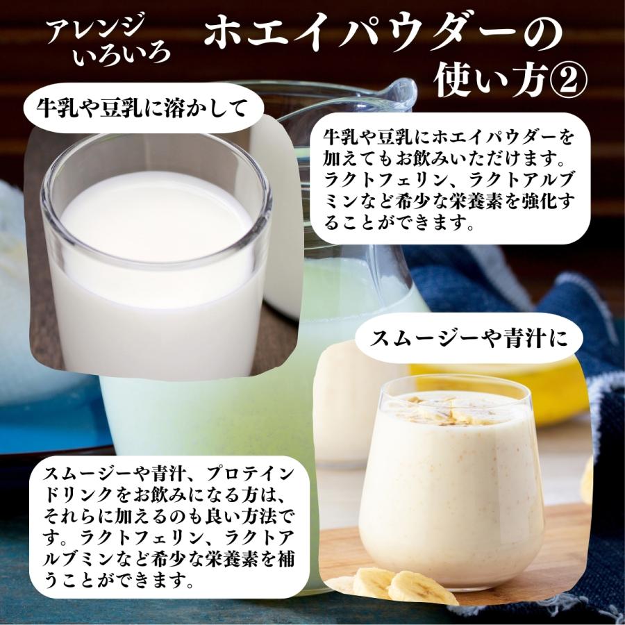 ホエイ 100g×3個 ホエイ パウダー 粉末 乳清 サプリ 無添加 100%｜hl-labo｜13