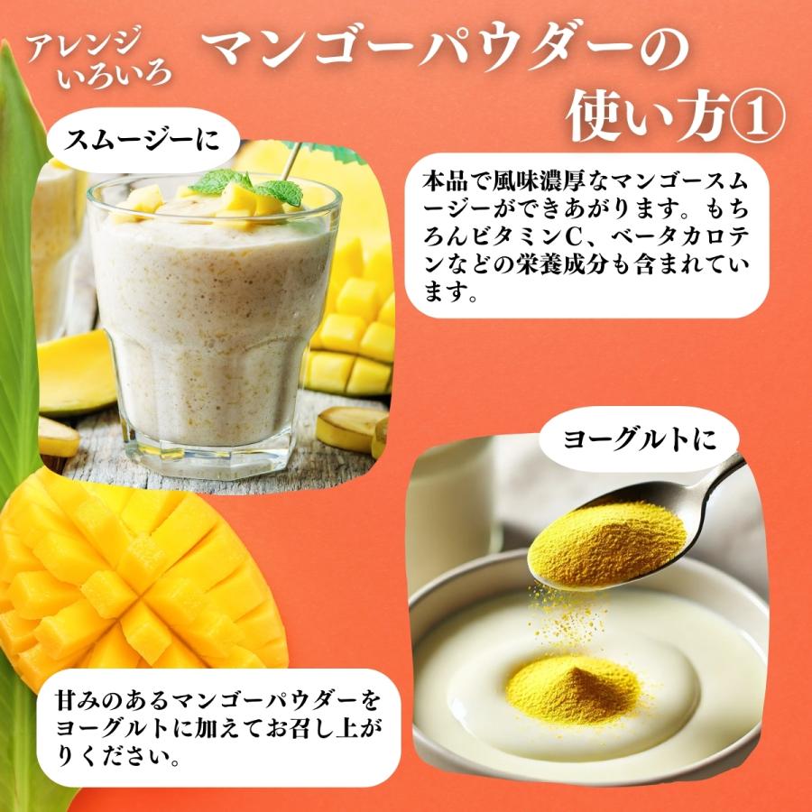 マンゴーパウダー 500g×3個 フルーツ パウダー マンゴー 粉末 爆買_12