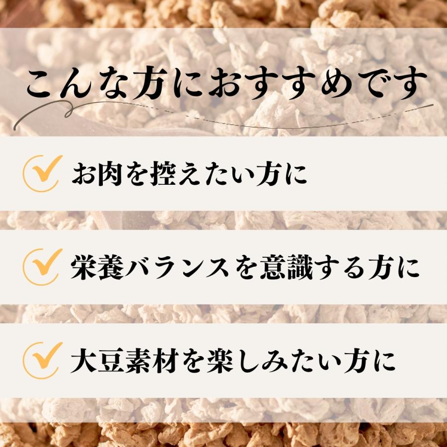 大豆ミート 1kg×10個 ミンチ 国産 業務用 北海道産 大豆 100% 無添加 そぼろタイプ_4