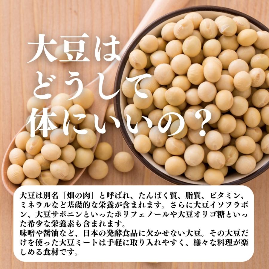 大豆ミート 1kg×10個 ミンチ 国産 業務用 北海道産 大豆 100% 無添加 そぼろタイプ_8