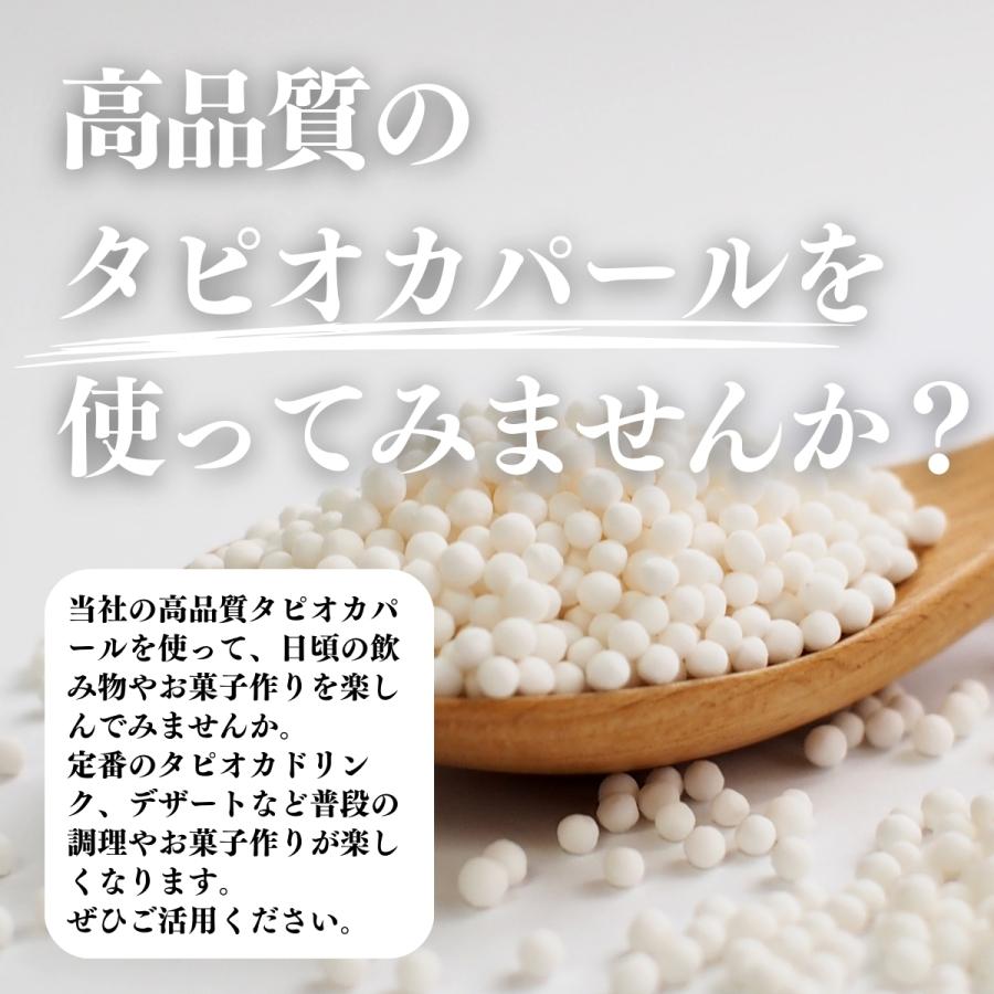 タピオカパール 小粒 1kg×10個 パールタピオカ ミニ 2mm 3mmの画像