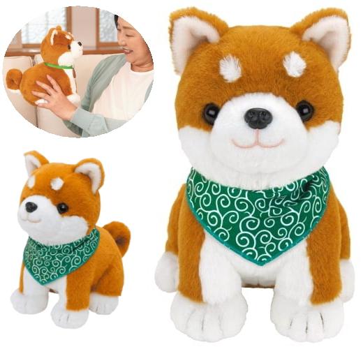 コウタ ぬいぐるみ 約30cm バンダナ付き バンダナ付 こんにちワン！しばいぬコウタ バンダナつきセット