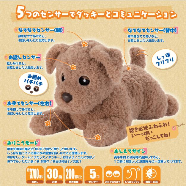 もっとおりこうダッキー おもちゃ ぬいぐるみ しゃべるおもちゃ しゃべるぬいぐるみ 遊び相手 一人暮らし 癒し しゃべる 犬 プレゼント付 Buywru735 ヘルシーラボ 通販 Yahoo ショッピング