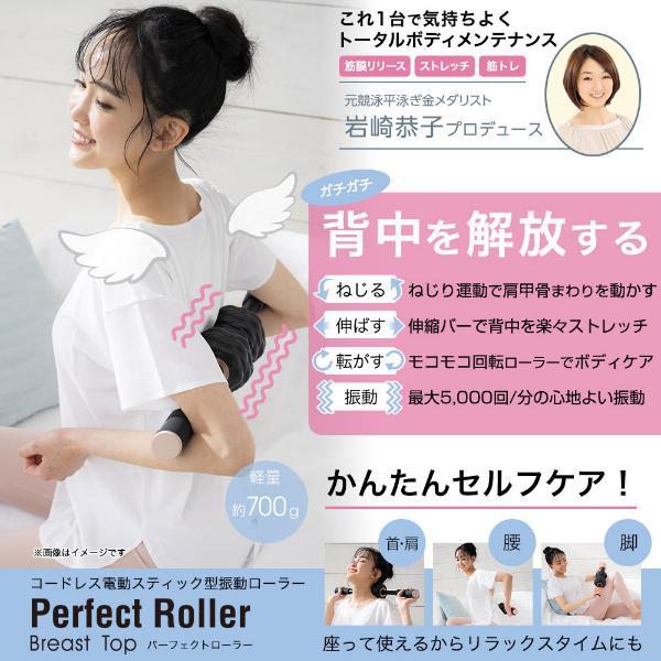 岩崎恭子プロデュース Breast Top パーフェクトローラー ストレッチ筋