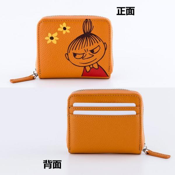 ムーミン牛革財布 ミニ財布 二つ折り財布 財布 2つ折り財布 2つ折り お