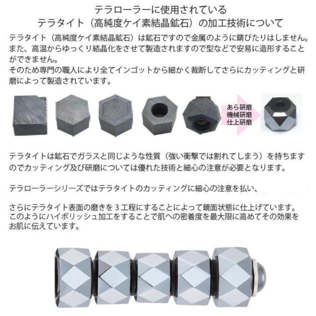 テラローラー ミュー フェイスローラー フェイスケア TERA ROLLER μ 美顔器 テラタイト 美顔ローラー テラタイトローラー 美容ローラーの画像