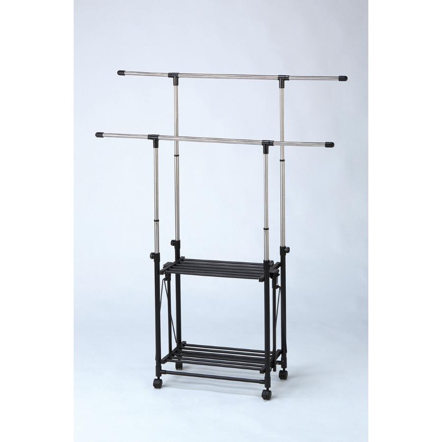 直送品 代引き不可 ワンタッチハンガーラック2 室内物干し 日本全国 送料無料 物干しスタンド ハンガーラック 折りたたみ 衣類 物干しラック おしゃれ 収納 物干し