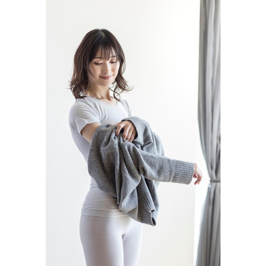 医療機器 プラウシオン 肌着 レディース長袖 下着 インナーウェア 冷え