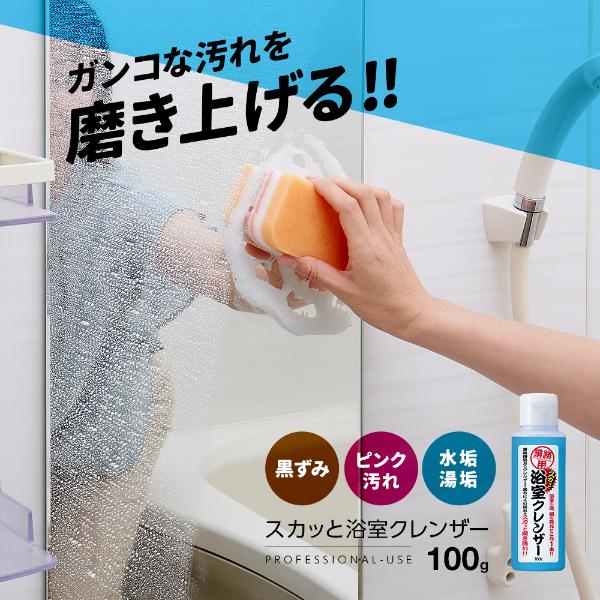 アイメディア 業務用スカッと浴室クレンザー 100g 浴室洗剤 浴槽洗剤