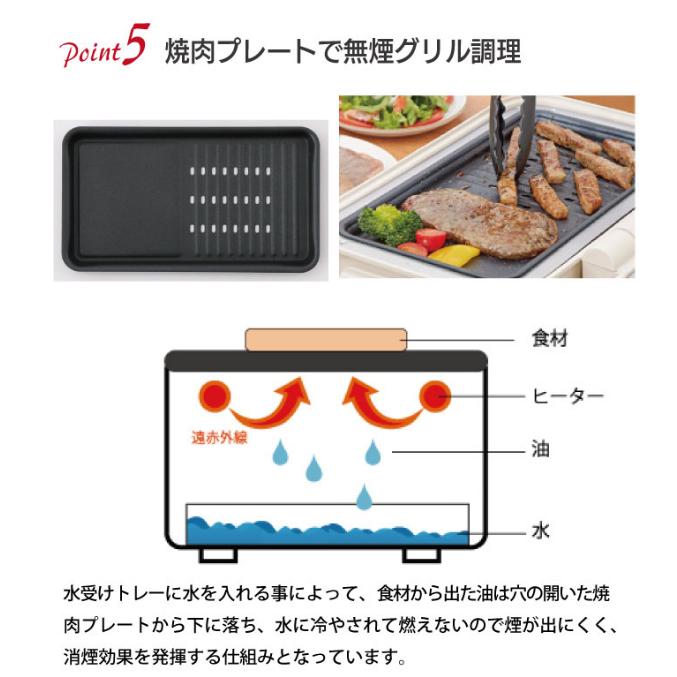 スマートトースターグリル ホットプレート グリル トースター オーブン
