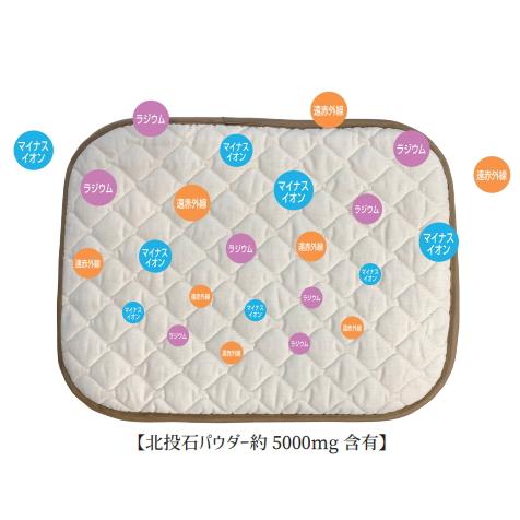 岩盤浴ミニパッド あかりミニ 敷きパッド 岩盤浴パッド ホルミシス敷きパッド 北投石 ラジウム 岩盤浴 ホルミシス 敷きパット 敷パッド |  | 02