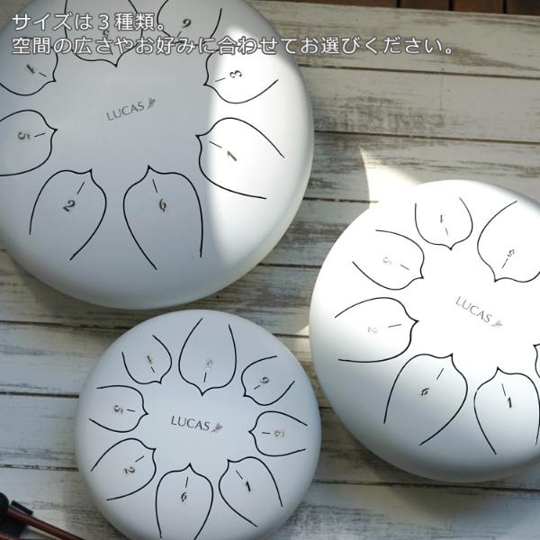 LUCAS ヒーリングドラム L 専用ケース付き ドラム タングドラム 楽器