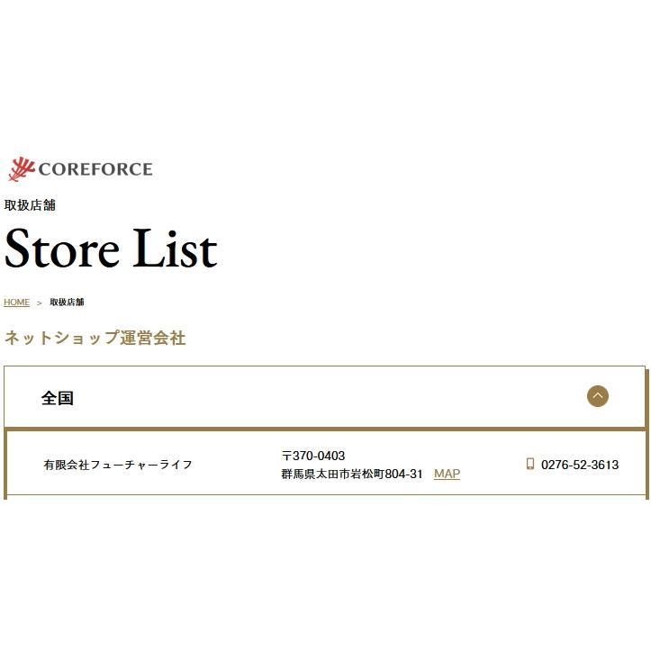 コアフォースループ シャンパンゴールド SUS CFL50 50cm コアフォース COREFORCE ネックレス ゴルフ用品 スイング 飛距離 ブレスレット スポーツの画像