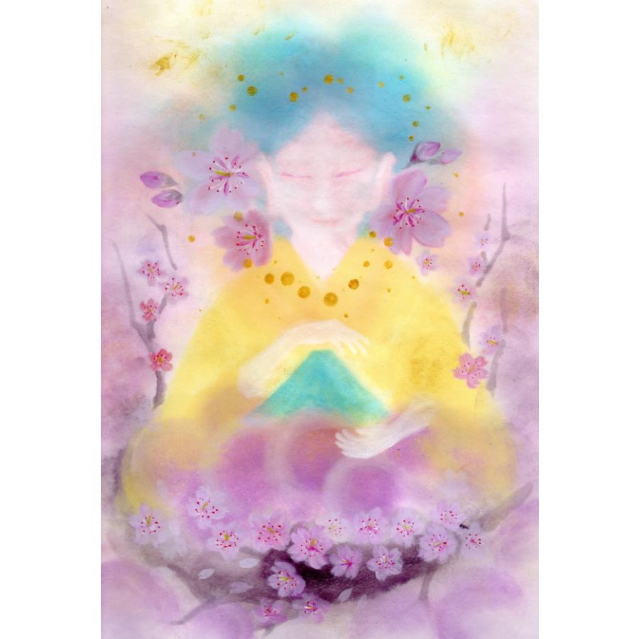 西なつめ しあわせ夢絵 コノハナサクヤ 開運 開運アート 絵画 開運