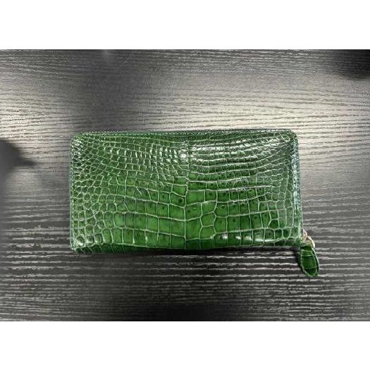 クロコダイル長財布 シャイニング加工 No.1207 メンズ財布 財布 長財布 クロコダイル財布 クロコダイル クロコダイル本革 紳士用 男性用