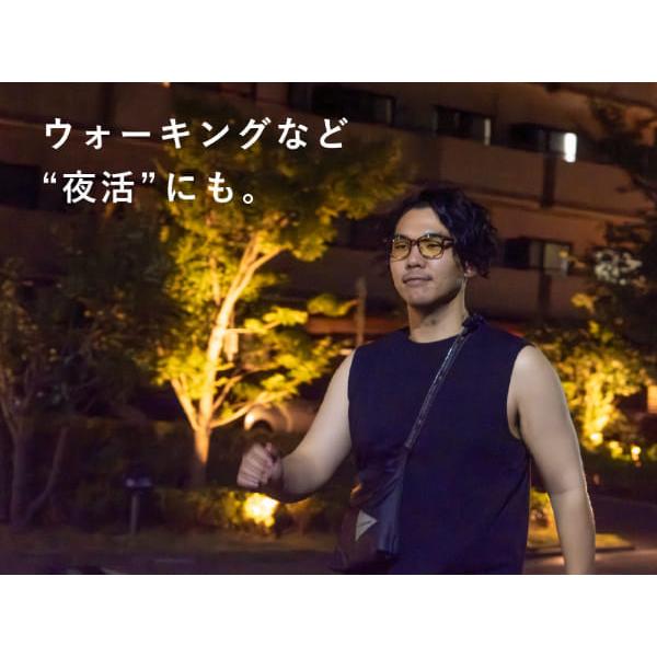 ナイトグラスLED クリアジャケット サングラス 運転 ドライブ ヘッド