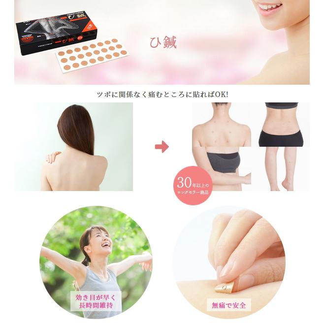 ひ鍼 30針 鍼 治療器 ひ針 ツボ ひしん 皮内針 日本薬興 鍼治療用具 針