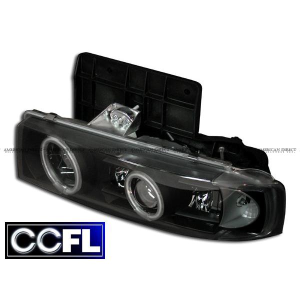 シボレー（CHEVROLET） 【訳あり品/CCFL リング付/ブラック】95-05y