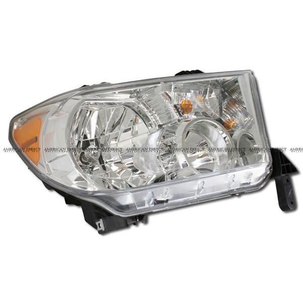 タンドラ 純正 ヘッドライト 左右 クリアレンズ 2個セット