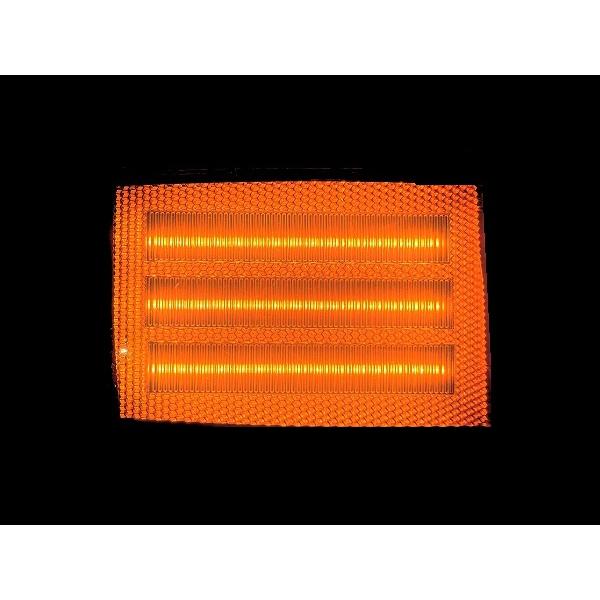 LED/オレンジ】ハマーH2 クリスタル パークシグナル ライト ランプ